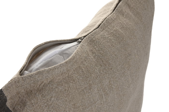 DKD Home Decor Cojín de Lino Natural 50x50 cm (Pack de 2)