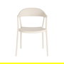 Silla Apilable Crema Pp Contract 52 X 52 X 80 cm (Set de 2)