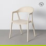 Silla Apilable Crema Pp Contract 52 X 52 X 80 cm (Set de 2)