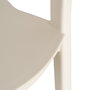 Silla Apilable Crema Pp Contract 52 X 52 X 80 cm (Set de 2)