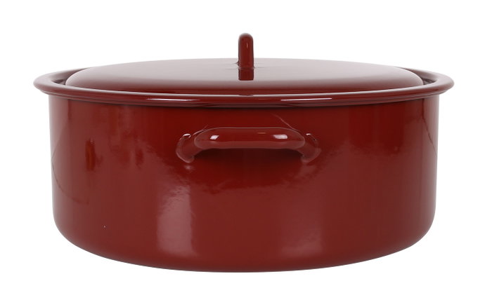 LA ESTRELLA Cacerola de Porcelana Esmaltada 36 cm Teja LA ESTRELLA Cacerola de Porcelana Esmaltada 36 cm Teja