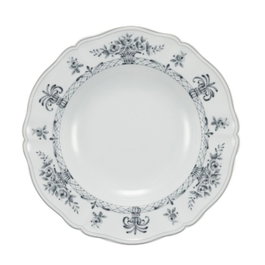 Le coq Plato Hondo Gris 23 cm Neos Anthiros de Porcelana