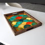 Aberto Design REF007 Bandeja de Madera Maciza, 48 x 38 x 4 cm