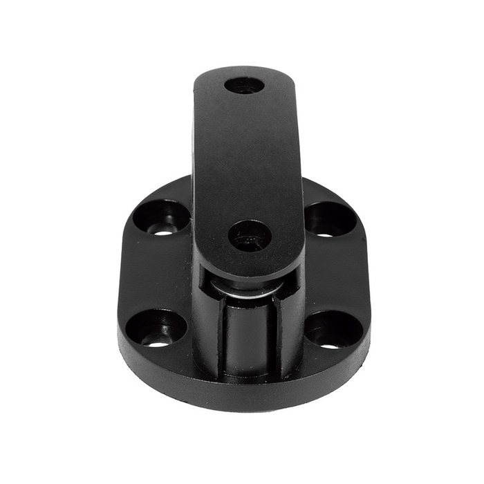 HERRAJES ALK Puente Guía Regulable para Tubo Cromo 16mm - 947.202 (Negro)