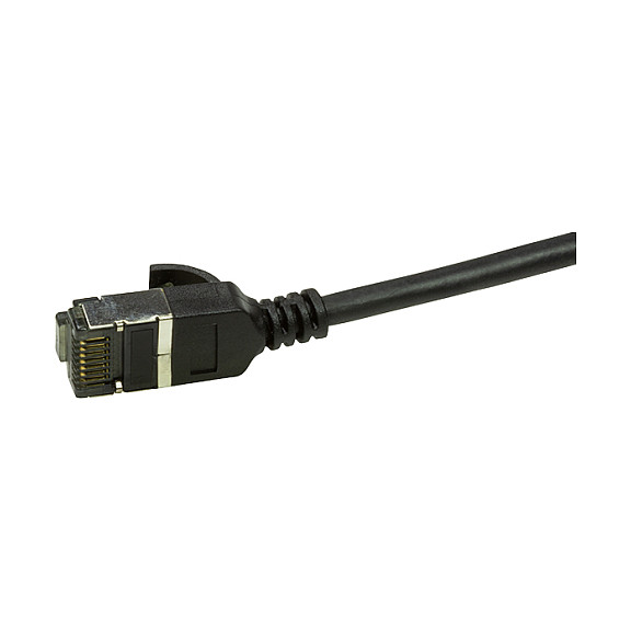 LogiLink Patch cable Cat.6A TPE SlimLine negro 5,0m LogiLink Patch cable Cat.6A TPE SlimLine negro 5,0m