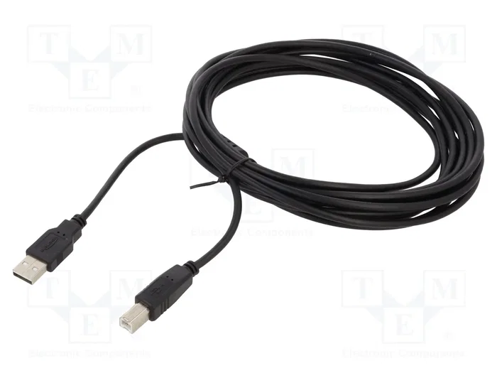 DeLOCK Cable USB 2.0 de 5m, Tipo-A a Tipo-B, Negro DeLOCK Cable USB 2.0 de 5m, Tipo-A a Tipo-B, Negro