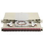 EQUIP Caja de empalme de fibra óptica 24-Port SC-Duplex OM4 1U Gris