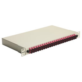 EQUIP Caja de empalme de fibra óptica 24-Port SC-Duplex OM4 1U Gris