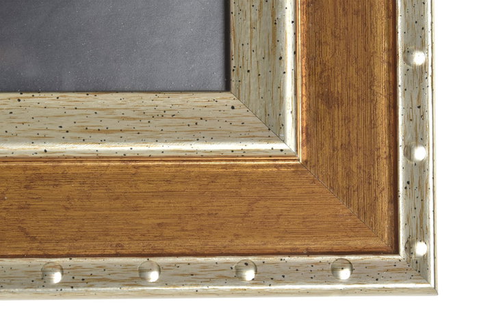 DKD Home Decor Marco de Fotos 20x25 MDF Cristal Dorado 29x2,2x34 cm