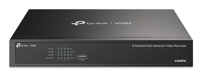 TP-Link VIGI NVR1008H-8P Grabador de Video 8 Canales PoE+ TP-Link VIGI NVR1008H-8P Grabador de Video 8 Canales PoE+