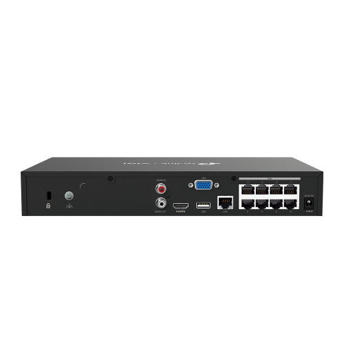 TP-LINK VIGI NVR1008H-8P Grabador de Vídeo en Red NVR PoE+ de 8 Canales Negro TP-LINK VIGI NVR1008H-8P Grabador de Vídeo en Red NVR PoE+ de 8 Canales Negro
