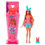 Barbie Muñeca Pop Reveal Fiesta De Animales Conejito JCN87 Mattel con Sorpresas y Slime Brillante, +3 Años