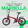 Youin Bicicleta Eléctrica Plegable E-BIKE MARBELLA BK1350R Urbana, 250W, Autonomía 40 km