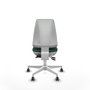 PIQUERAS Y CRESPO Silla de oficina Elche Verde botella con mecanismo Asincro