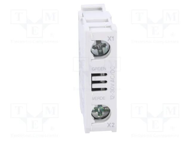 LOVATO ELECTRIC Elemento iluminador Platinum 22mm verde