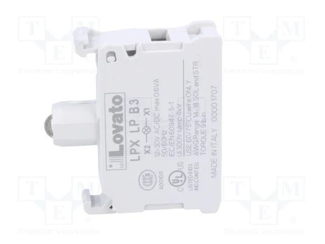 LOVATO ELECTRIC Elemento iluminador Platinum 22mm verde