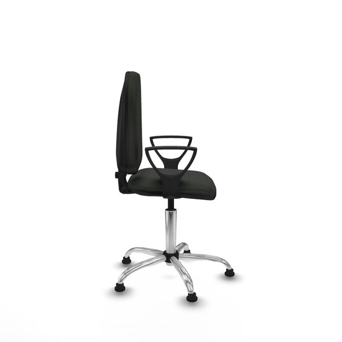 PIQUERAS Y CRESPO Silla de oficina Aýna con brazos fijos y base cromada PIQUERAS Y CRESPO Silla de oficina Aýna con brazos fijos y base cromada