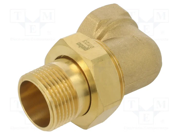 GEBO Codo de 90° BR Latón CW617N G 1 pulgadas