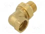 GEBO Codo de 90° BR Latón CW617N G 1 pulgadas