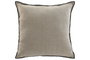 DKD Home Decor Cojín Tradicional Lino Natural 8 x 50 x 50 cm (2 Unidades)
