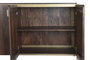 DKD Home Decor Buffet de Acero y Mango Marrón 160x40x81 cm