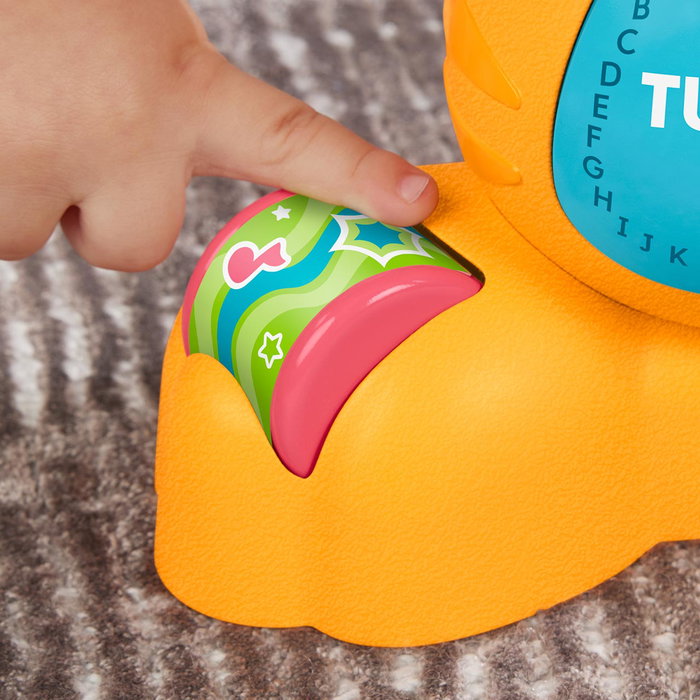 Fisher-Price Banda Animal Tin El Tigre Hyk91 Juguete de Aprendizaje Interactivo para Bebés +9 Meses