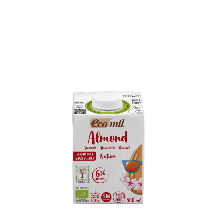 ECOMIL ALMOND NATURE BIO 500 ML ECOMIL ALMOND NATURE BIO 500 ML