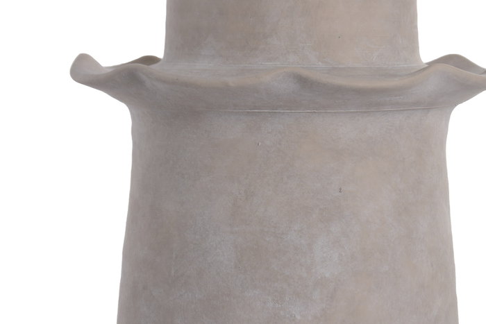 DKD Home Decor Jarrón de Terracota Artesanal Desgastado Beige DKD Home Decor Jarrón de Terracota Artesanal Desgastado Beige