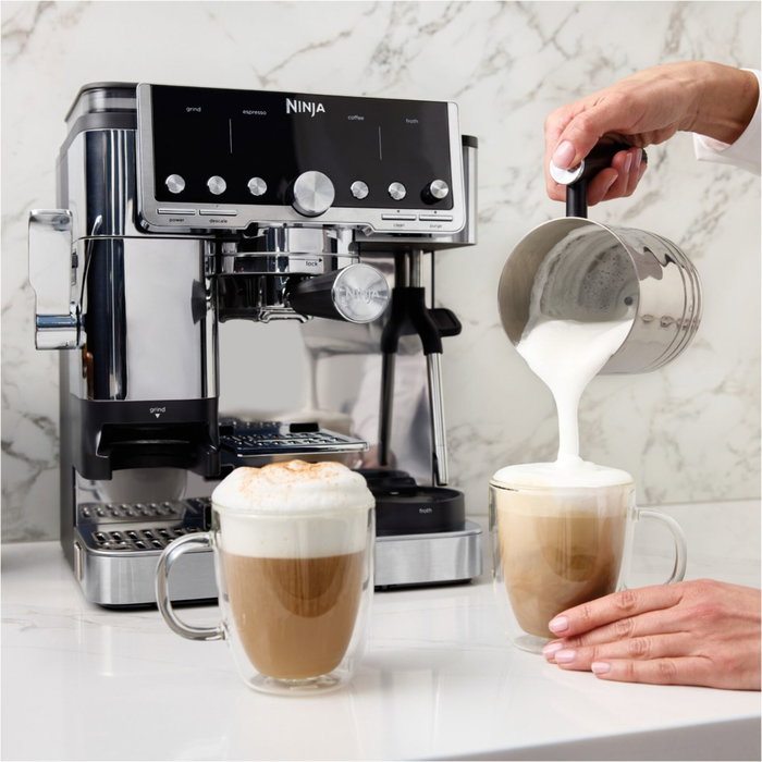 Ninja Luxe Café Pro ES701EU, Cafetera 3 en 1 Plata y Negro