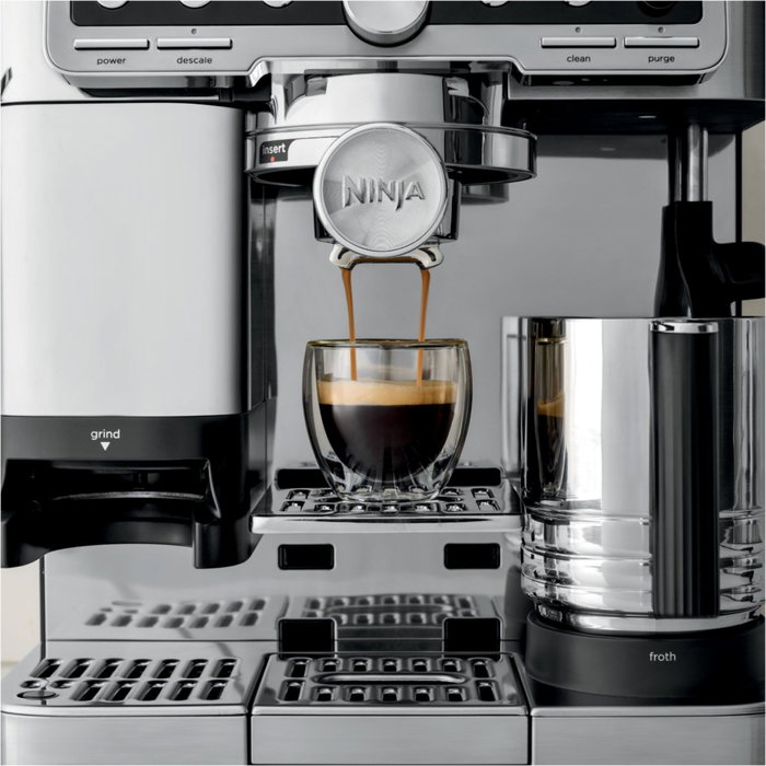 Ninja Luxe Café Pro ES701EU, Cafetera 3 en 1 Plata y Negro