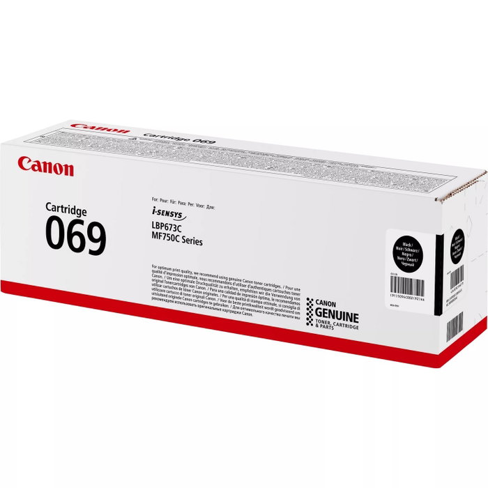 Canon Cartucho de Tóner 069BK Negro