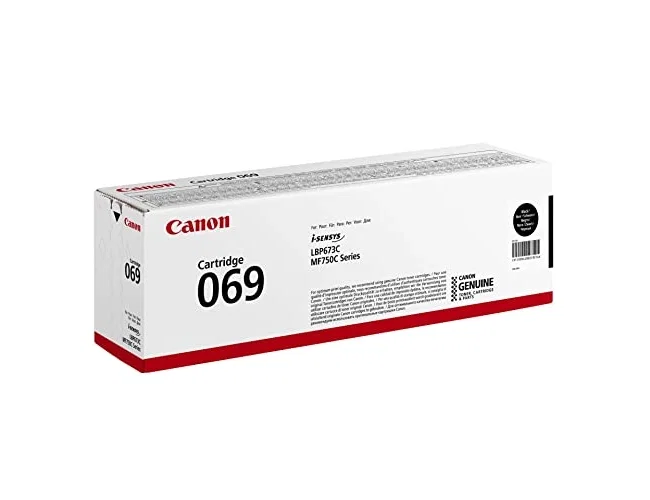 Canon Cartucho de Tóner 069 BK Negro Canon Cartucho de Tóner 069 BK Negro