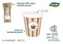 Algon Set 6 Vasos Cartón para Café con Tapa 250 cc (20 Unidades)