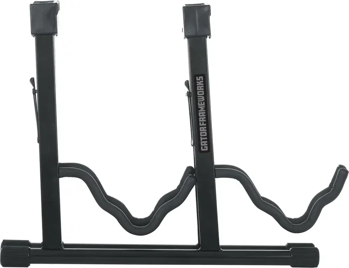 FRAMEWORKS Soporte De Guitarra Doble Tipo A-Frame - Negro, Acero