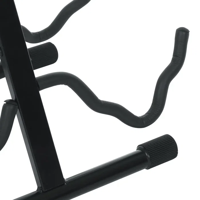 FRAMEWORKS Soporte De Guitarra Doble Tipo A-Frame - Negro, Acero