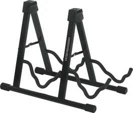 FRAMEWORKS Soporte De Guitarra Doble Tipo A-Frame - Negro, Acero