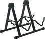 FRAMEWORKS Soporte De Guitarra Doble Tipo A-Frame - Negro, Acero