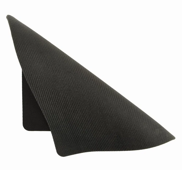 Gembird MP-S-BK-M Alfombrilla de ratón de tela, tamaño 220x250 mm, Negro, Espesor 4 mm, Base antiderrapante, Compatible con ratones ópticos