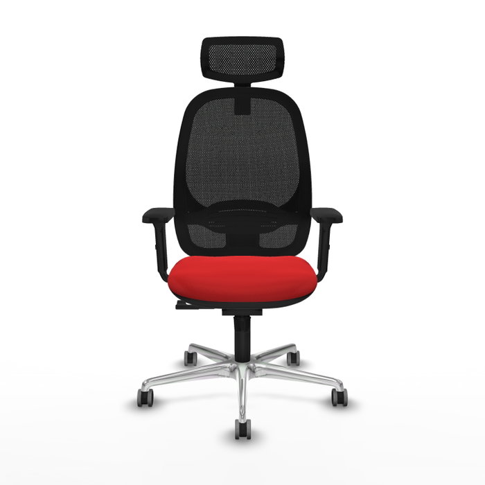 PIQUERAS Y CRESPO Silla de oficina Cilanco con mecanismo Sincro, Rojo y Negro PIQUERAS Y CRESPO Silla de oficina Cilanco con mecanismo Sincro, Rojo y Negro