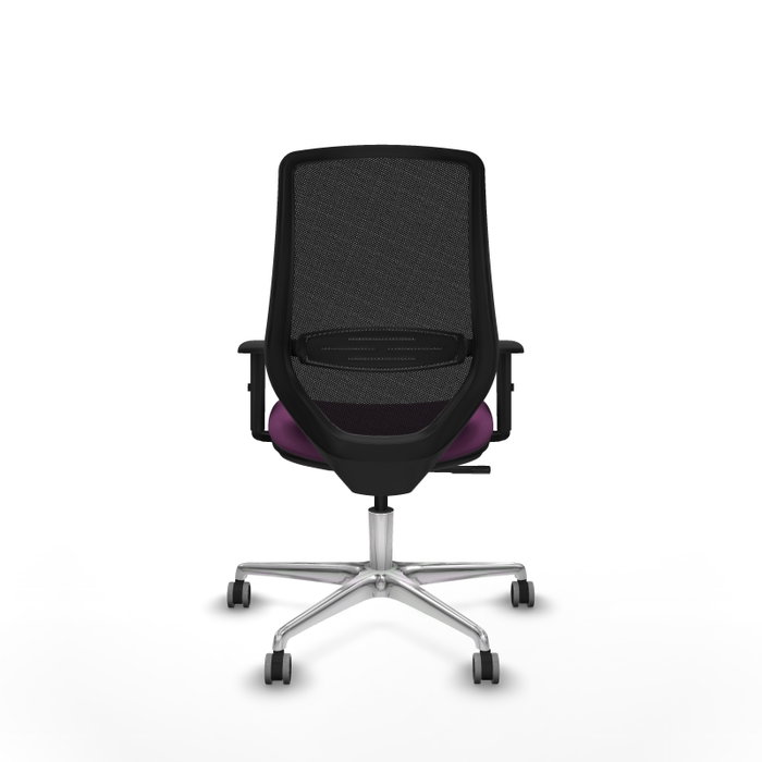 PIQUERAS Y CRESPO Silla de oficina Mardos con mecanismo Sincro Morado y Negro