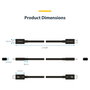 StarTech.com Cable Thunderbolt 5 TBLT5MM1M240W de 1 m, 80-120 Gbps, 240W, Negro