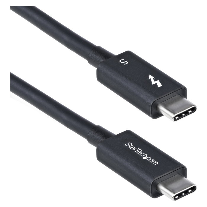 StarTech.com Cable Thunderbolt 5 TBLT5MM1M240W de 1 m, 80-120 Gbps, 240W, Negro