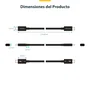 StarTech Cable Thunderbolt 5 de 1m, 80-120 Gbps, 240W, Negro