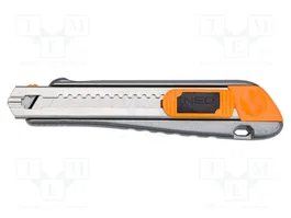 NEO TOOLS Cuchillo de 18mm con filo extraíble acodado