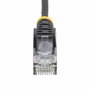 StarTech.com Cable de Red Ethernet CAT6 Slim 15m Negro RJ45 Snagless 28AWG PoE++ 100W