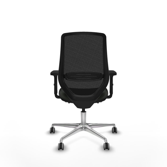 PIQUERAS Y CRESPO Silla de oficina Mardos con mecanismo Sincro/Traslack, Negro