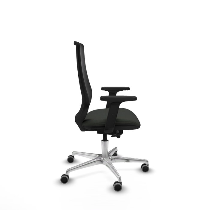 PIQUERAS Y CRESPO Silla de oficina Mardos con mecanismo Sincro/Traslack, Negro