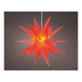 Lumineo Estrella led roja Ø40 x 40 cm 6 leds exterior luz cálida