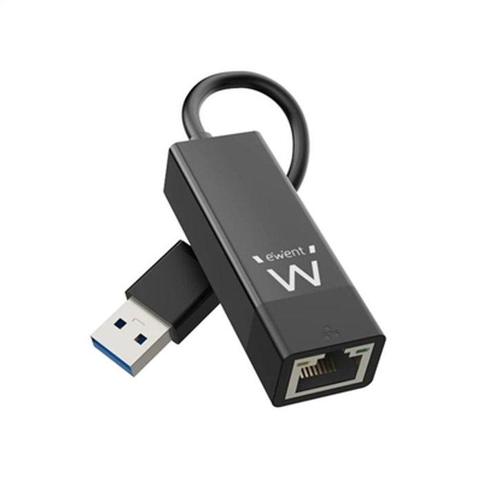 Ewent Adaptador de red Gigabit USB 3.2 Gen 1 EW1017 Negro