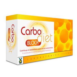 Carbodiet Block 60 Cápsulas - Suplemento con Faseolamina y Canela para el Metabolismo de Hidratos de Carbono - 60Cap.